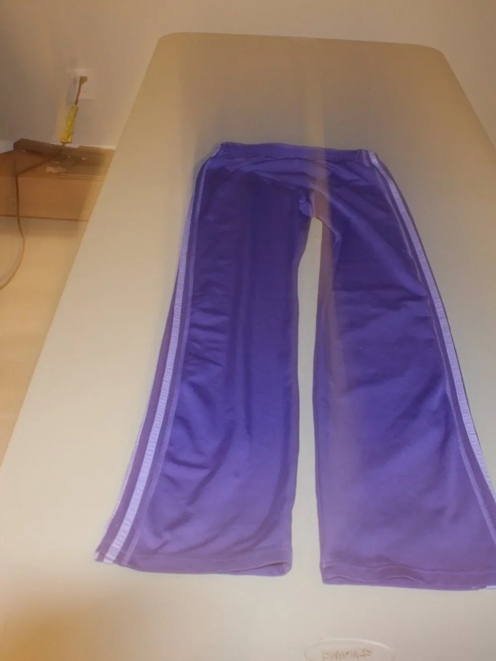 Purple Adidas Athletic Pants Size L Or XL - Picture 4 of 5